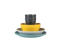 Mepal Diep Bord Bloom 220 Mm - Pebble Black -Mepal 105959299999b