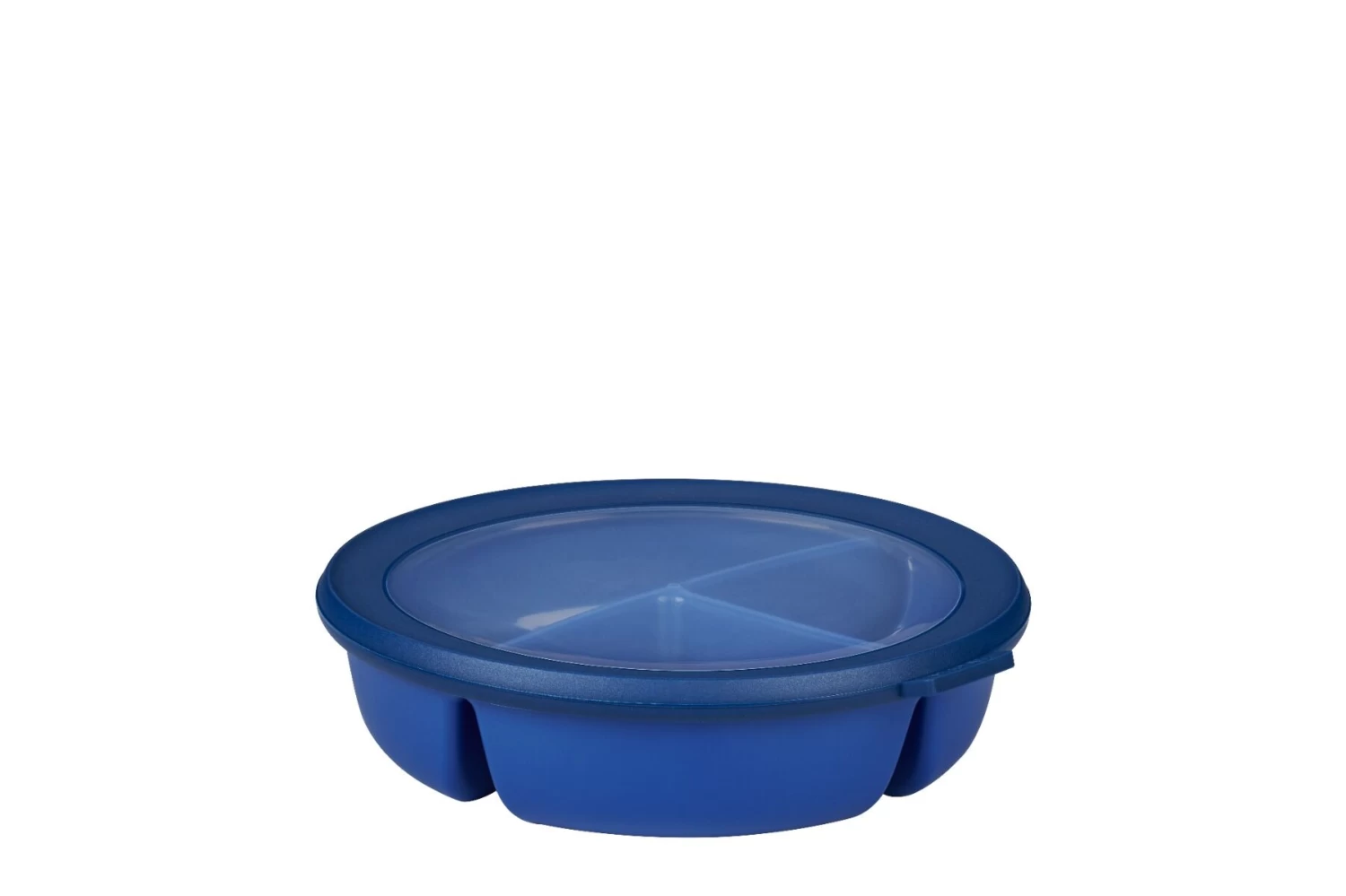 Mepal Cirqula Bento Bowl 3-vaks Kunststof Vivid Blue