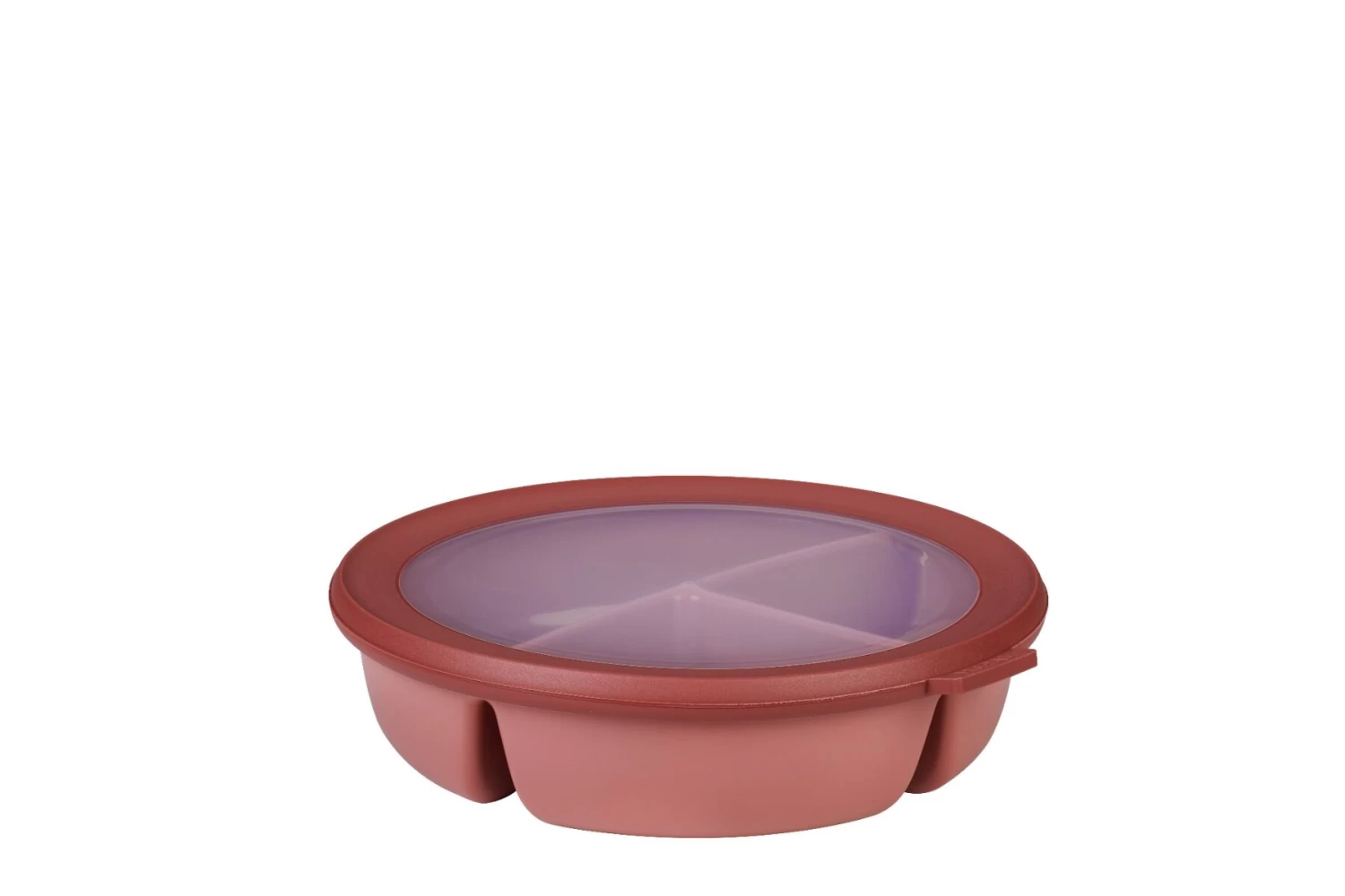 Mepal Cirqula Bento Bowl 3-vaks Kunststof Vivid Mauve