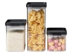 Mepal Omnia 3-delige Bewaardozenset - Nordic Black