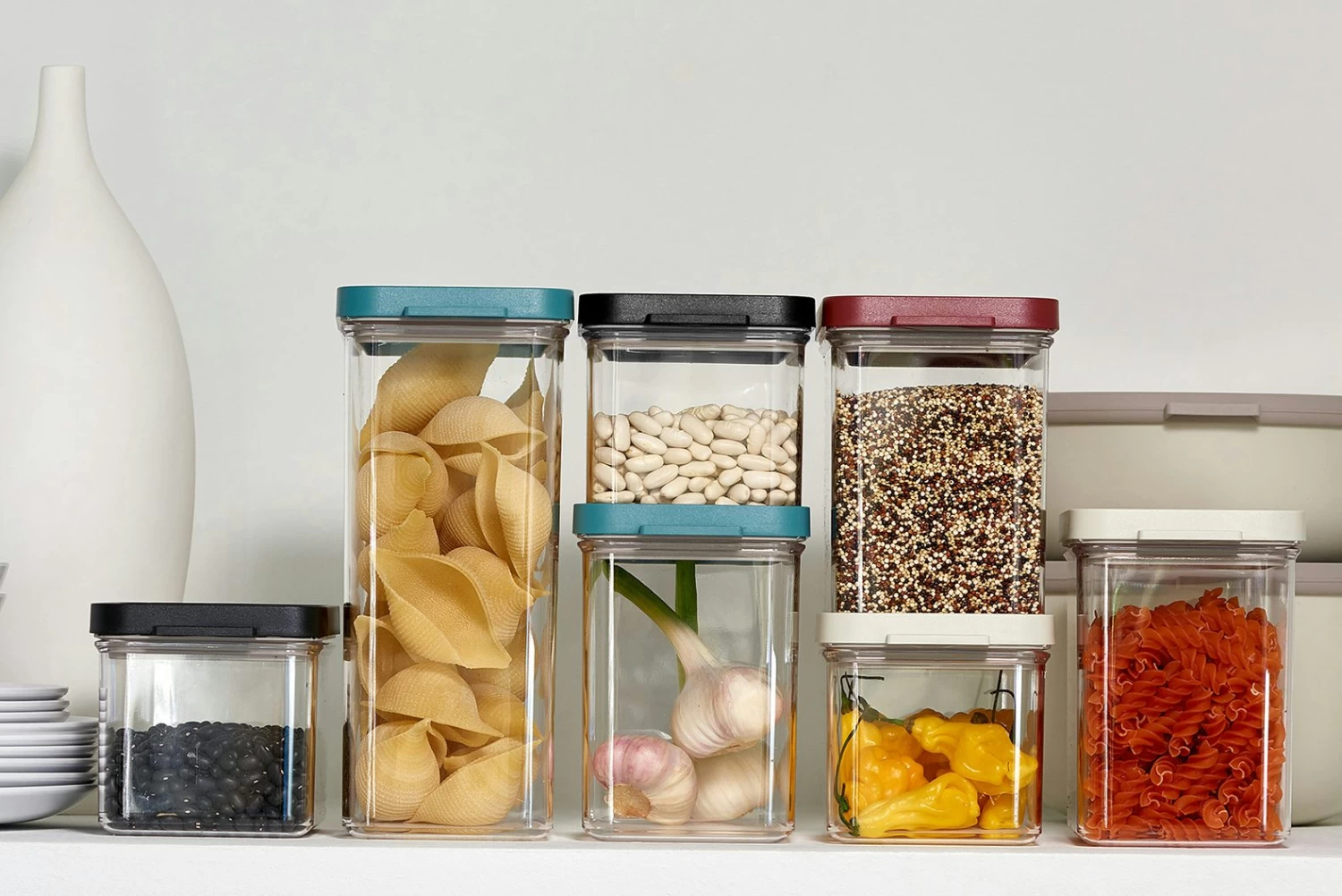 Mepal Bewaardoos Omnia Rechthoekig 2000 Ml - Nordic Black 2 Mepal Bewaardoos Omnia Rechthoekig 2000 Ml - Nordic Black - Afbeelding 2