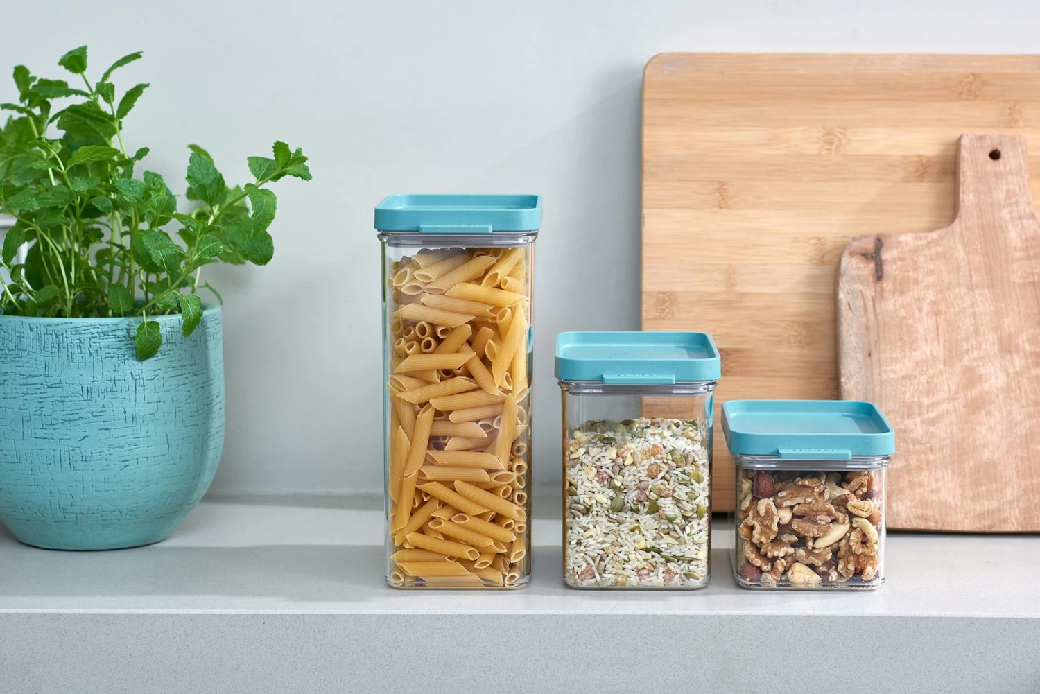 Mepal Bewaardoos Omnia Rechthoekig 2000 Ml - Nordic Green 3 Mepal Bewaardoos Omnia Rechthoekig 2000 Ml - Nordic Green - Afbeelding 3