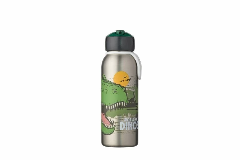 Mepal Isoleerfles Flip-up Campus 350 Ml - Dino 1 Mepal Isoleerfles Flip-up Campus 350 Ml - Dino