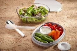 Mepal Saladbox Ellipse - Wit OP=OP 5 Mepal Saladbox Ellipse - Wit OP=OP -Mepal 107640530600 1