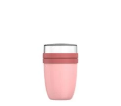 Mepal Isoleer Lunchpot Ellipse - Nordic Pink Rvs OP=OP