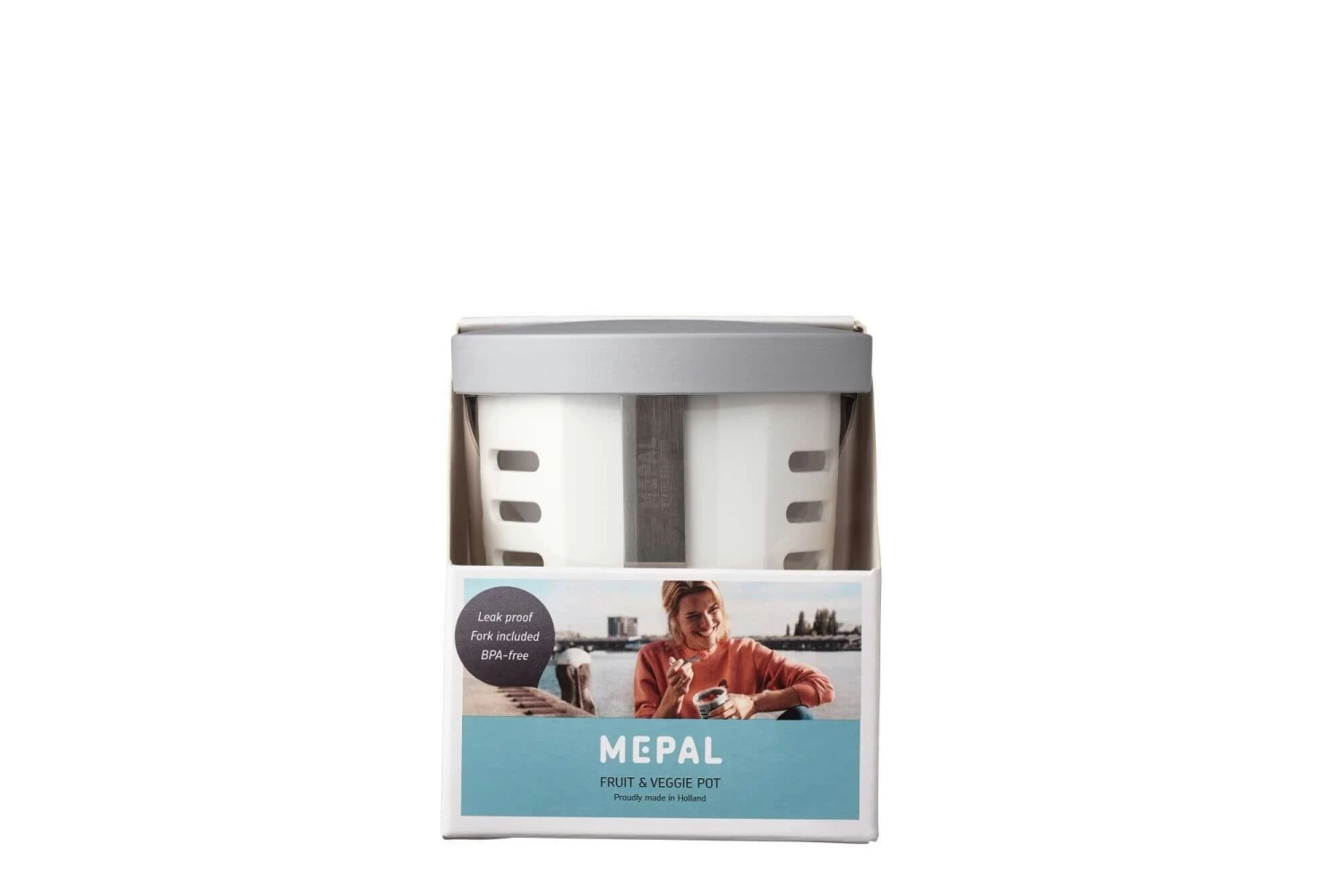 Mepal Fruit- Veggiepot Ellipse - Wit OP=OP 1 Mepal Fruit- Veggiepot Ellipse - Wit OP=OP