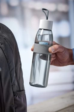 Mepal Waterfles Ellipse - Wit 500 Ml OP = OP -Mepal 107775053100 water bottle ellipse white