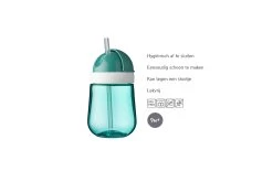 Mepal Rietjesbeker Mio 300 Ml - Deep Pink OP=OP -Mepal 1080130 straw cup mio USP NL 2022 09 16 122541 ayti