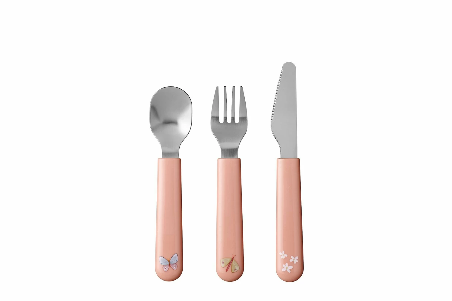 Mepal Kinderbestekset Mio 3-delig - Flowers & Butterflies 1 Mepal Kinderbestekset Mio 3-delig - Flowers & Butterflies