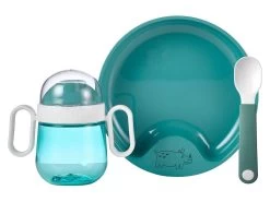 Mepal Mio 3-delig Babyservies - Deep Turquoise