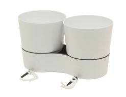 Mepal Hydro Herbs Twin Kruidenpot Rond Wit 5-delig