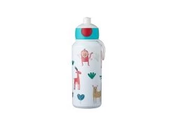 Mepal Drinkfles Campus Pop-up 400 Ml - Animal Friends