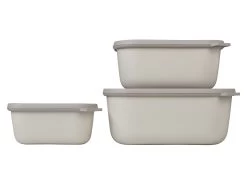 Mepal Cirqula 3-delig Rechthoekige XL Vershouddozen