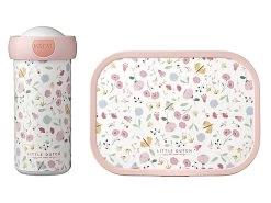 Mepal Campus Beker Met Lunchbox - Flowers & Butterflies