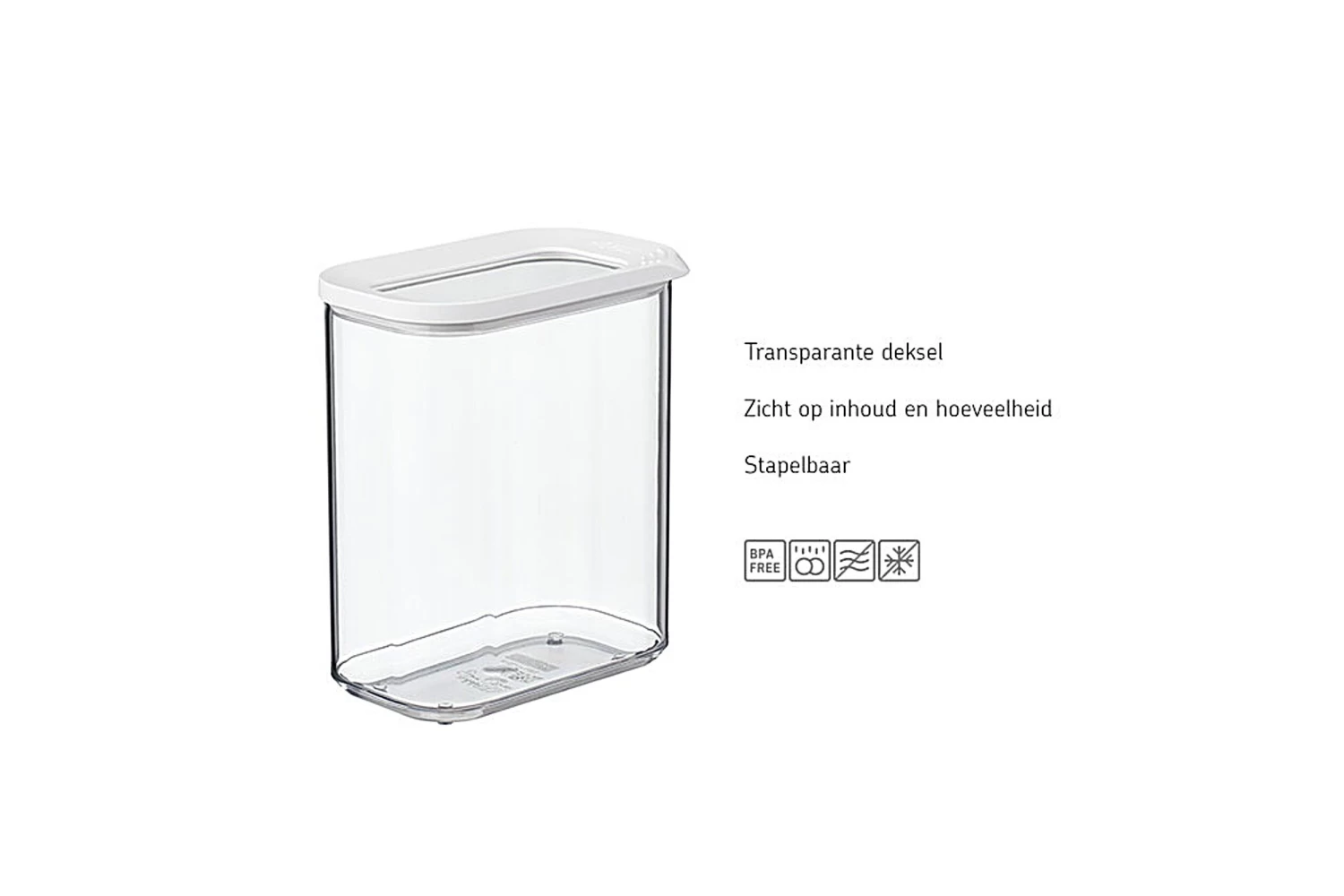 Mepal Modula 3-delige Set Rechthoekige Bewaardozen 4 Mepal Modula 3-delige Set Rechthoekige Bewaardozen - Afbeelding 4