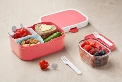 Mepal Broodtrommel Campus Roze 17,8 X 13,2 X 6,1 Cm -Mepal 8711269946993 6