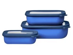 Mepal Cirqula 3-delig Rechthoekige Vershouddozen