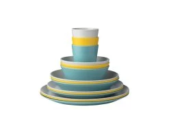 Mepal Diep Bord Bloom 220 Mm - Pebble Yellow -Mepal bloom dinnerware pebble green pebble white and pebble yellow a