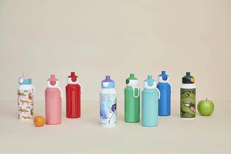 Mepal Drinkfles Campus Pop-up 400 Ml - Groen 2 Mepal Drinkfles Campus Pop-up 400 Ml - Groen - Afbeelding 2