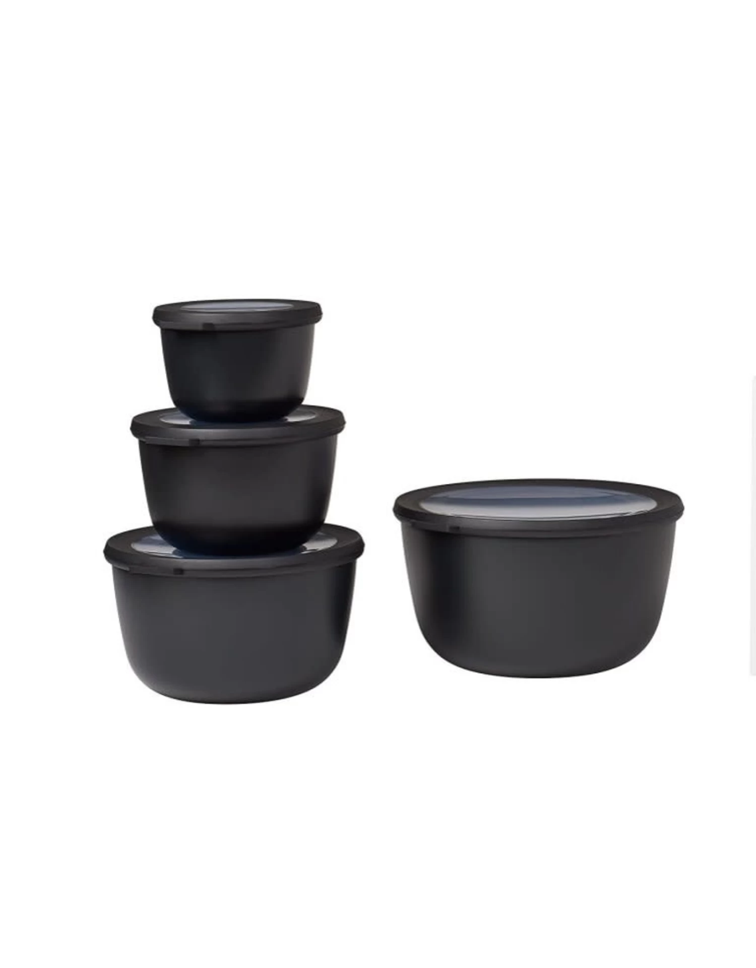 Mepal Multikom Cirqula 4-delige Set (500+1000+2000+3000) - Nordic Black 1 Mepal Multikom Cirqula 4-delige Set (500+1000+2000+3000) - Nordic Black