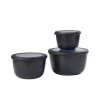 Mepal Multikom Cirqula Set 3-dlg (500, 1000, 2000 Ml) - Nordic Black