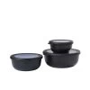 Mepal Multikom Cirqula Set 3-dlg (350, 750, 1250 Ml) - Nordic Black