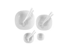 Mepal Saladebestek Synthesis - Wit -Mepal salad server sets in three sizes in Synthesis bowl white 2022 09 02 144803 bpmw