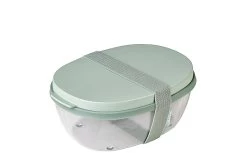 Mepal Ellipse Saladebox 1,3 L Kunststof Nordic Sage